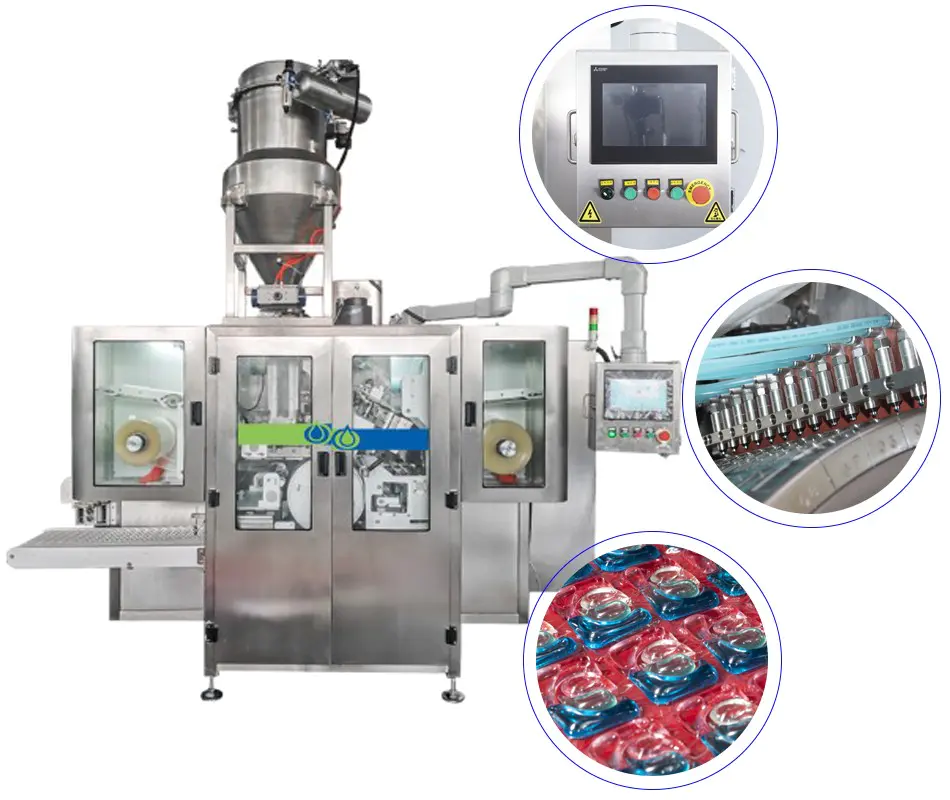 POLYVA water soluble packaging factory for liquid pods