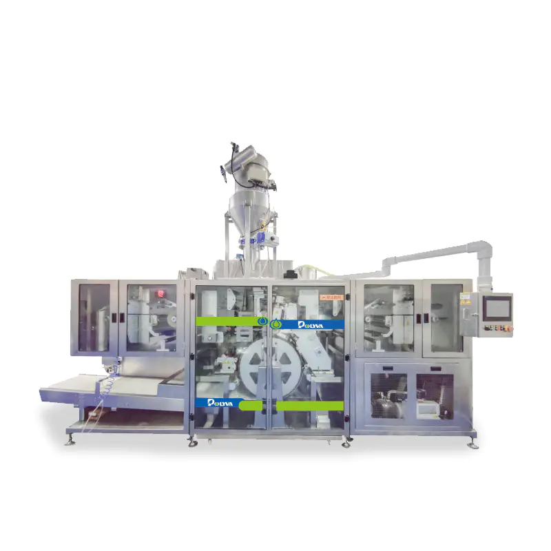 NZE-TM laundry detergent pods packing machine for powder Laundry Capsules Filling Sealing machines|Polyva