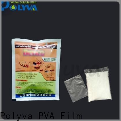 POLYVA eco-friendly water soluble plastic bags manufacturer for solid chemicals