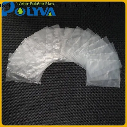 POLYVA popular water soluble plastic bags factory price for granules