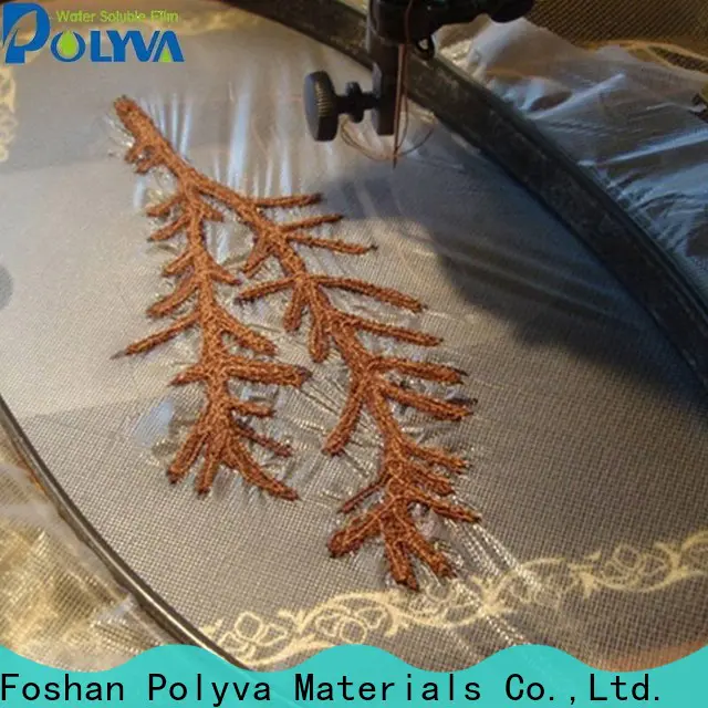 POLYVA pvoh film series for computer embroidery
