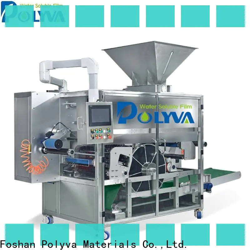 POLYVA water soluble packaging supplier for liquid pods