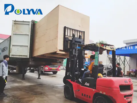 Polyva laundry bead packaging machine exported to Portugal