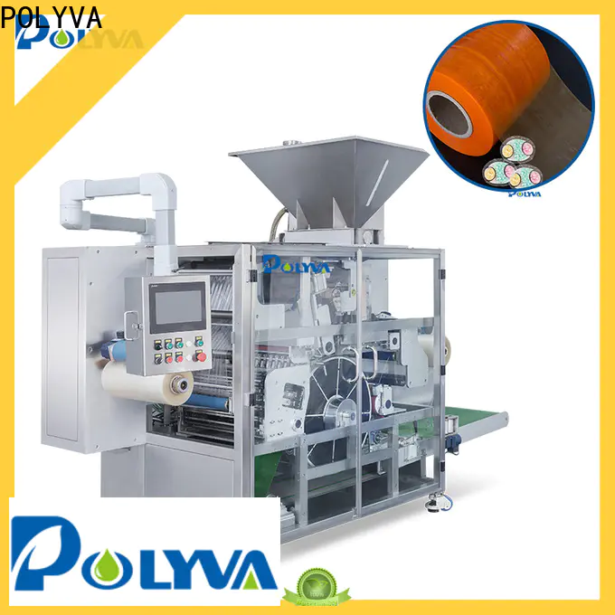 POLYVA pod packaging machine series for non aqueous system material washing powder