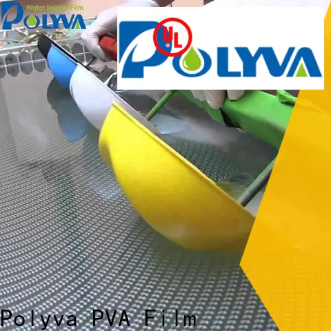 POLYVA water soluble film manufacturers with custom services for normal powder packaging