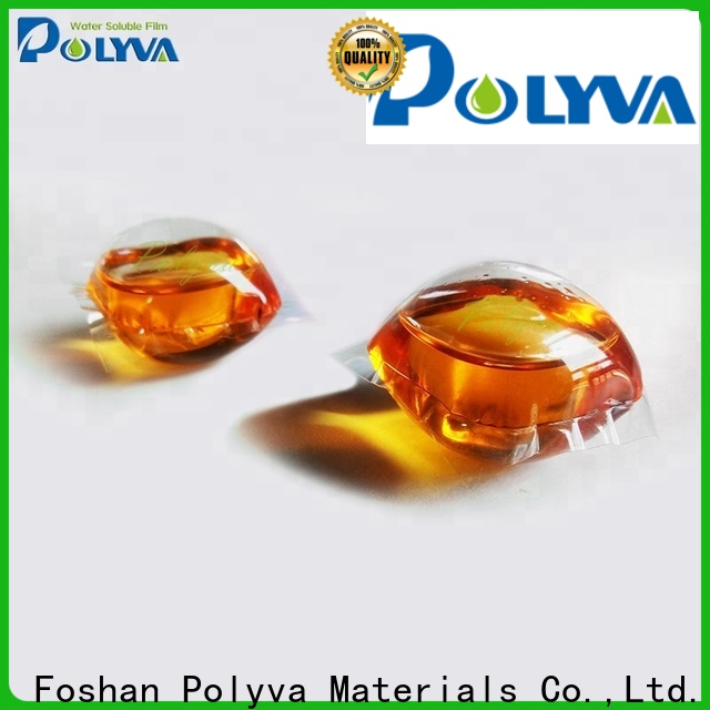POLYVA water soluble film with custom services for hotel