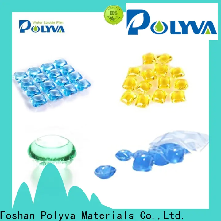 POLYVA eco-friendly laundry detergent pods for manufacturing