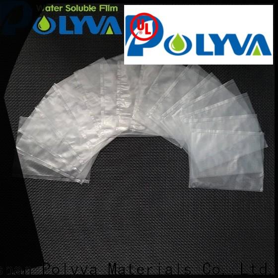 POLYVA high quality water soluble plastic bags series for solid chemicals