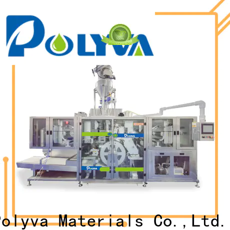 POLYVA professional water soluble packaging manufacturer for powder pods