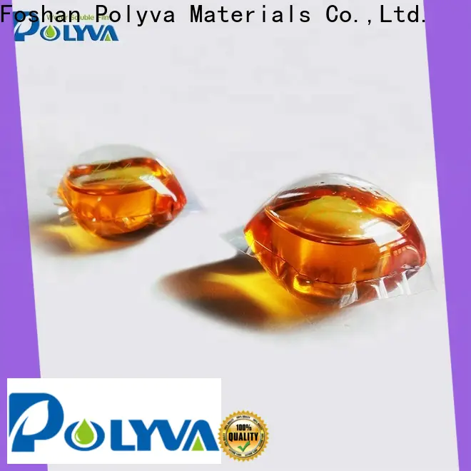 POLYVA customized water soluble film packaging with custom services for hotel