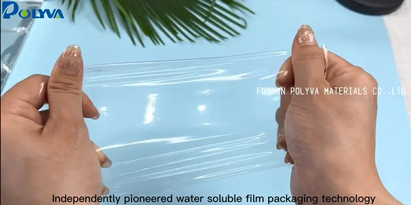 Polyva laminar water soluble packing material PVA film