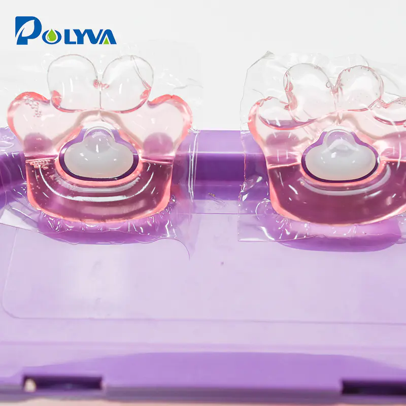 2-in-1 cat paw shaped bulk laundry beads at wholesale prices multi-effect laundry pods supplier