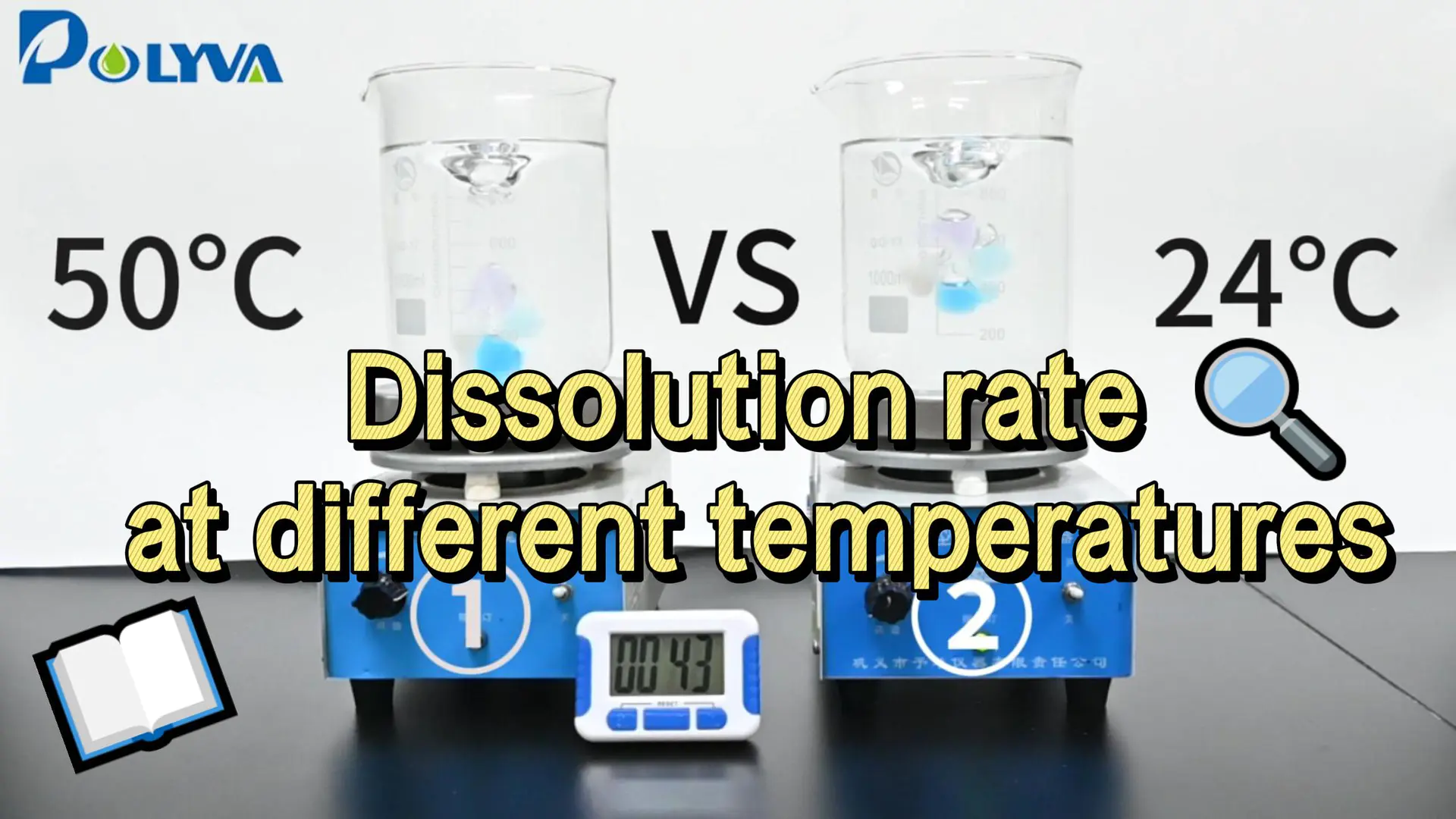 Laundry Detergent Pods Dissolution rate at different temperatures