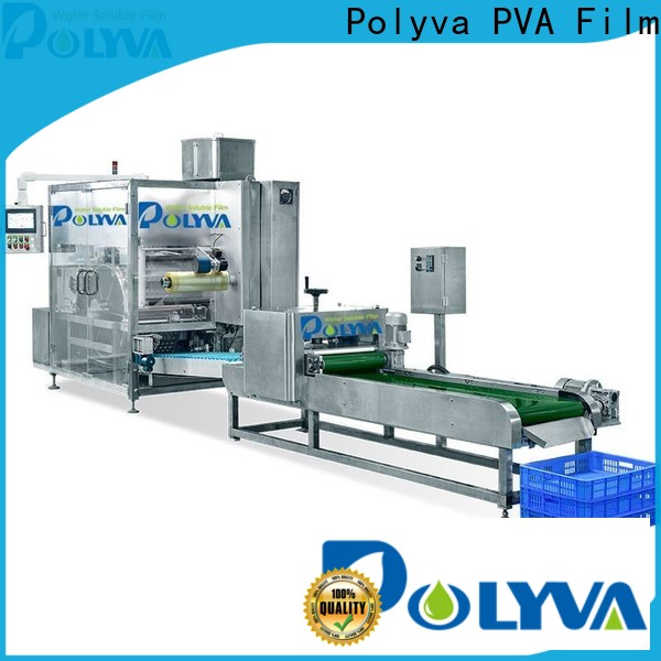 POLYVA water soluble film packaging machine supplier