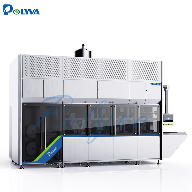 The latest high-speed flat packaging machine for dishwashing pods powder water soluble packing machine--Polyva