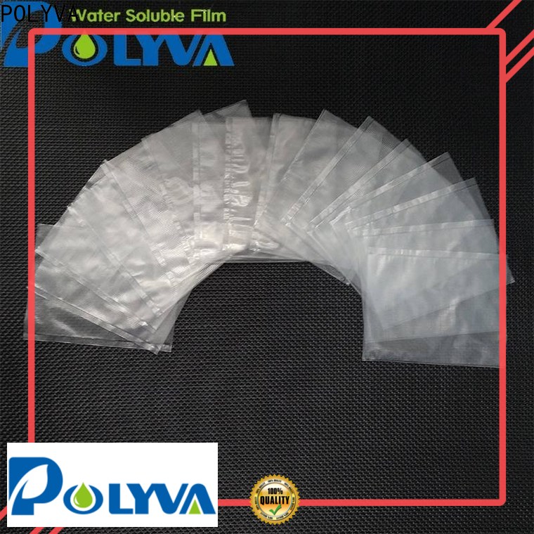 POLYVA customized pva water soluble bag factory