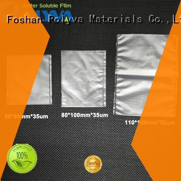 POLYVA nontoxic dissolvable bags factory price for granules