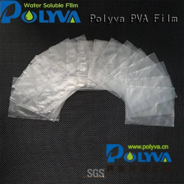 Quality POLYVA Brand individually soluble dissolvable plastic