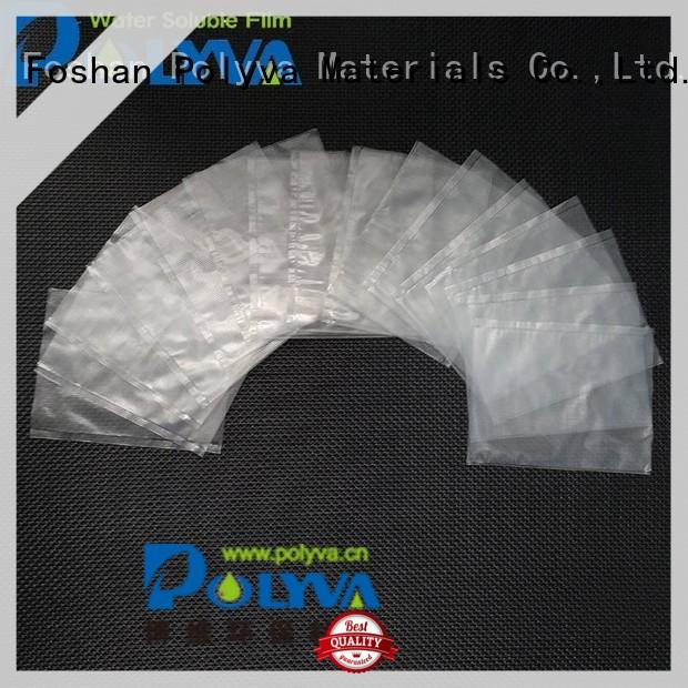 POLYVA polyvinyl pva water soluble bag factory for solid chemicals
