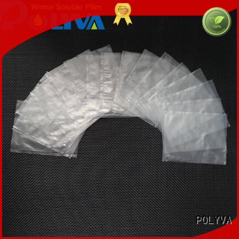 POLYVA polyvinyl dissolvable bags wholesale for solid chemicals