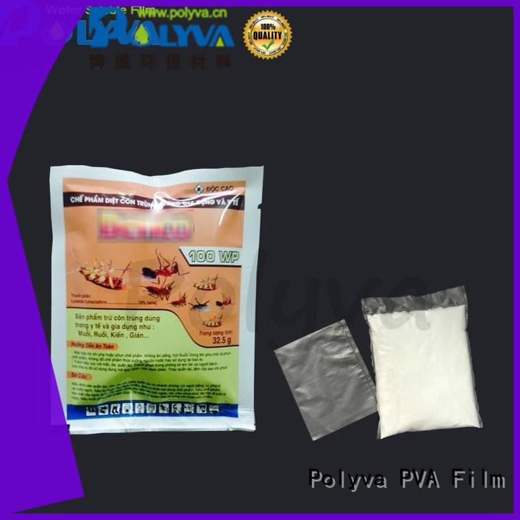 POLYVA professional water soluble laundry bags wholesale for agrochemicals powder