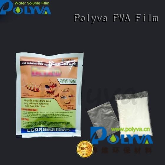 POLYVA Brand film water soluble bags for ashes packaged supplier