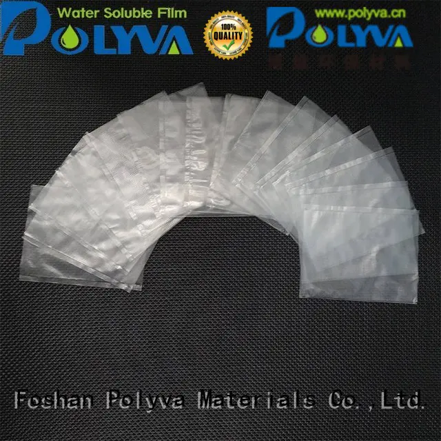 Hot soluble water soluble bags for ashes alcohol POLYVA Brand