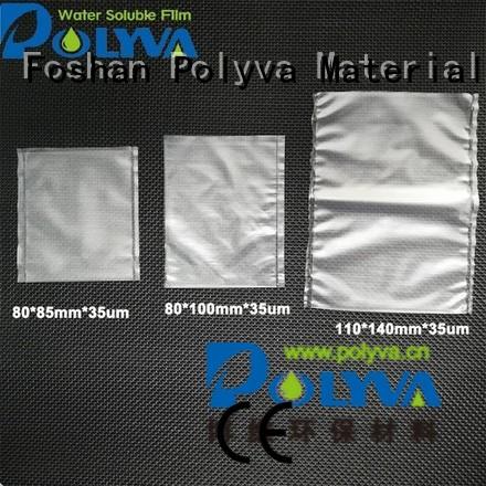 water soluble bags for ashes packaging preferred POLYVA Brand dissolvable plastic
