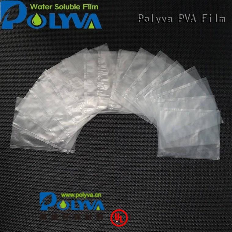 individually preferred dissolvable plastic bags POLYVA company