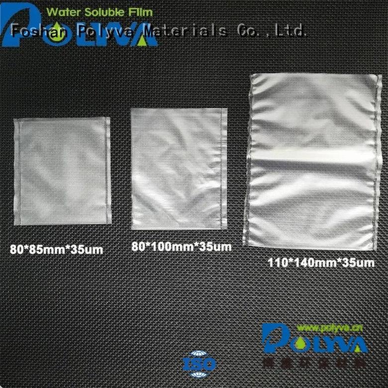 granules packaging dissolvable plastic nontoxic agrochemicals POLYVA company