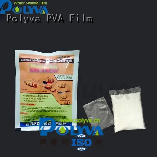 film water packaged packaging dissolvable plastic POLYVA