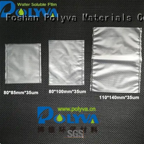 bag packaged dissolvable plastic POLYVA Brand