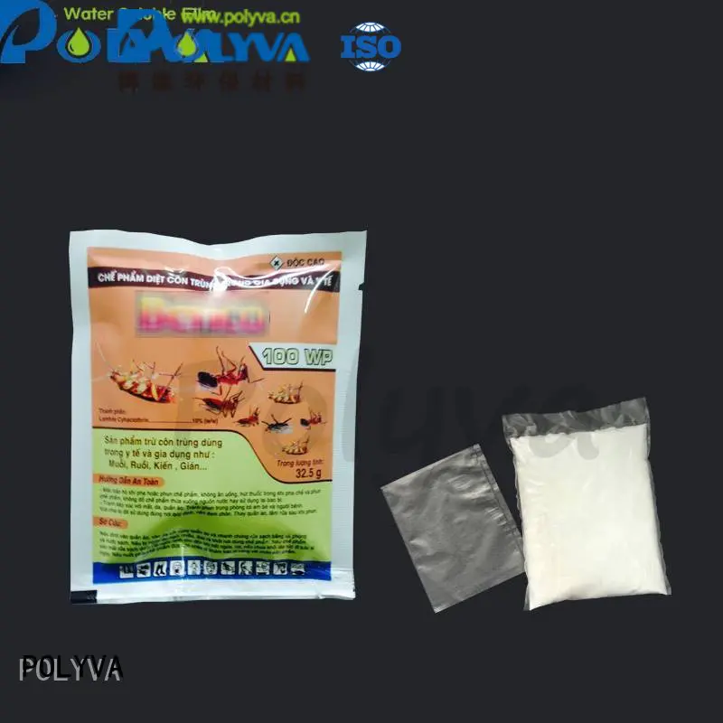 nontoxic individually POLYVA Brand water soluble bags for ashes factory