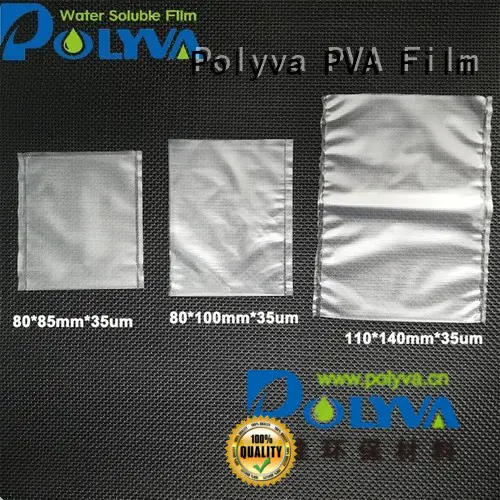 Quality POLYVA Brand individually dissolvable plastic