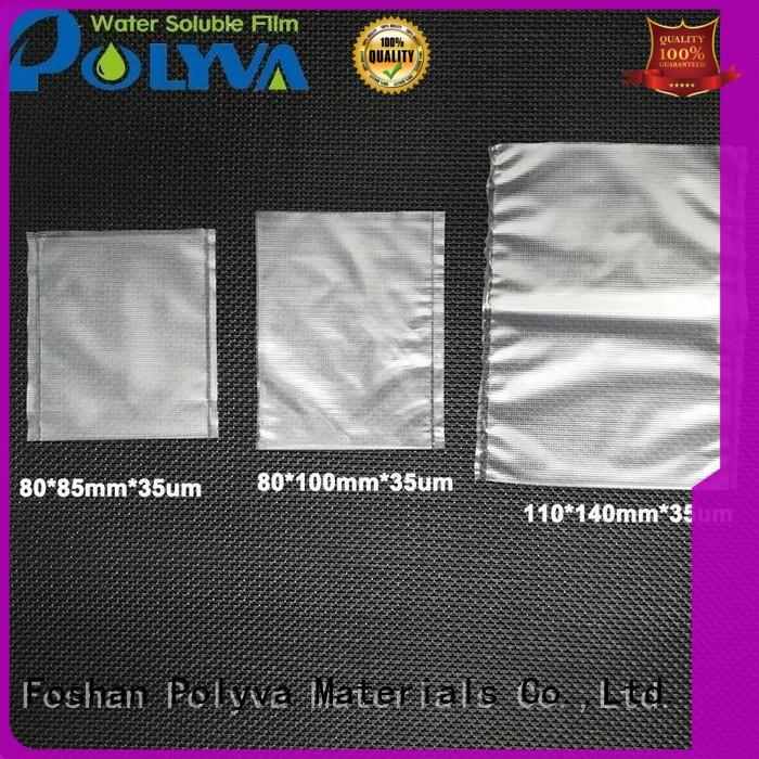 POLYVA nontoxic dissolvable bags for granules